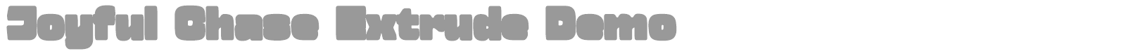 Joyful Chase font preview